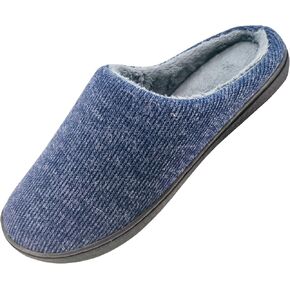 Cozy Memory Foam House Slippers For Mens Womens Slip On Warm Autumn Winter Causal House Shoes Indoor/Outdoor