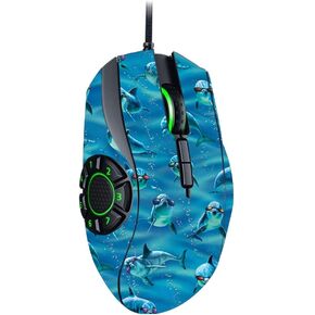 MightySkins Skin Compatible with Razer Naga Hex V2 Gaming Mouse - Dolphin Gang | Protective, Durable, and Unique Vinyl Decal wrap Cover | Easy to Apply, Remove, and Change Styles | Made in The USA
