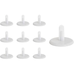 10pcs Duck Plug - Rubber Duck Mount,Rubber Duck Holder Suitable to for Jeep Dash and Fixed Display,Gift Suitable to for for Jeep Lover,Black Includes Double-Sided Stickers Inside