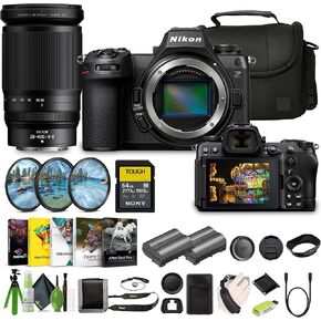 Nikon Z6 III FX-Format Mirrorless Camera + EN-EL15C Battery + Memory Card Wallet + 64GB SF-M Tough Memory Card + 2X 3 Piece Filter Kit + 12 Inch Flex Tripod + Photo Editing Software + More (Renewed)