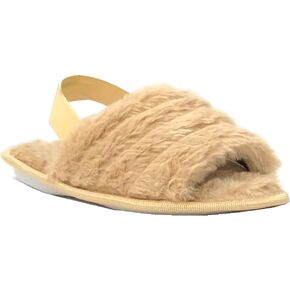 REDVOLUTION Women's Moccasin Slipper Faux Fur Lined Suede House Shoe with Indoor Outdoor Rubber Sole
