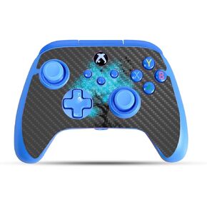 Carbon Fiber Gaming Skin Compatible with PowerA Xbox Series X|S Enhanced Wired Controller - Leaving Home - Premium 3M Vinyl Protective Wrap Decal Cover | Crafted in The USA by MightySkins