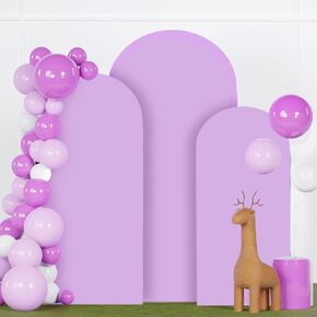 Ivory Arch Cover 2 Set 6FT 7.2FT Wedding Arch Backdrop Cover Spandex Fitted Wedding Arch Stand Covers 2-Sided Arched Covers for Bridal Shower Wedding Birthday Party Ceremony Decorations