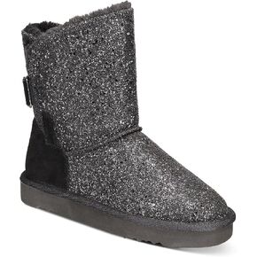 Style & Co. Womens Teenyy F Glitter Winter & Snow Boots Black 6 Medium (B,M) in Saudi Arabia