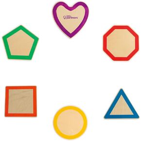 Little Partners Step 'N Learn Stepping Stones for Learn 'N Balance Set (Shapes)