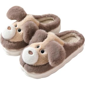Dog cotton slippers Cartoon cotton slippers Cotton slippers Household cotton slippers Men's and women's cotton slippers