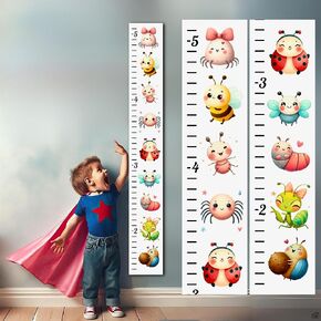 Wooden Height Growth Chart for Kids - Baby Wall Decor for Tracking Boys and Girls' Growth, Perfect Toddler Height Wall Chart for Nursery Room, Ruler for Playroom,Decor (Space Theme)