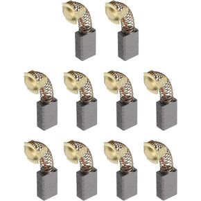HARFINGTON 10pcs Carbon Brush 18mm x 11mm x 7mm Grinder Brush 43# Electric Motor Replacement Part Angle Grinder Cutting Machine Polisher Brushes for Repair Power Tools