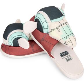 Star Wars The Book of Boba Fett Firespray Plush Slippers | Ladies 8