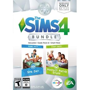The Sims 4 Bundle Spa Day & Perfect Patio Stuff Expansion Pack