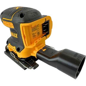 Sander Vacuum Adapter for DeWalt 1/4 Sheet Palm Sanders DCW200 DCW210 - Shop Vac Attachment for Dust Collection (1-7/8")