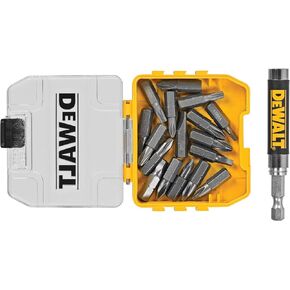 DEWALT DWAF2058CS 18 pc. Compact Magnetic Drive Guide Set, Yellow