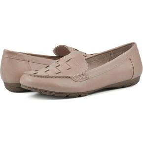 Cliffs by White Mountain Women's Giver Loafer, Natural/Tumbled/Smooth, 6.5