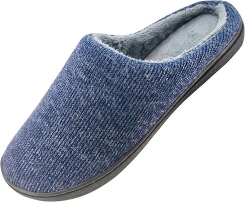 Cozy Memory Foam House Slippers For Mens Womens Slip On Warm Autumn Winter Causal House Shoes Indoor/Outdoor in Saudi Arabia