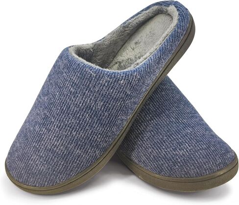 Cozy Memory Foam House Slippers For Mens Womens Slip On Warm Autumn Winter Causal House Shoes Indoor/Outdoor in Saudi Arabia