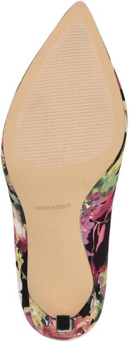 Nine West Women's Tatiana Pump, Black Fall Floral Multi 009, 8 in Saudi Arabia
