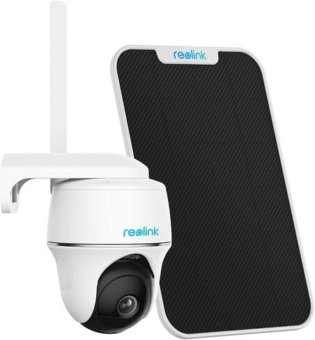 REOLINK 4G LTE Cellular Security Camera Outdoor, Pan Tilt, Wireless Solar Powered, 2K HD Night Vision, 2-Way Talk, Smart Person/Vehicle Detection, No WiFi, Go PT Plus + SP -US Version (Renewed) in Saudi Arabia