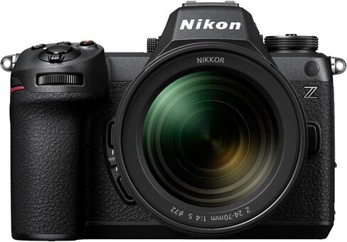 كاميرا Nikon Z6III بدون مرآة بصيغة FX مع عدسة تكبير NIKKOR Z مقاس 24-70 مم f/4 S + بطارية 2X EN-EL15C + بطاقة ذاكرة قوية SF-M سعة 64 جيجابايت + عدسة زاوية واسعة + برنامج تحرير الصور + ميكروفون + المزيد (متجددة) in Saudi Arabia