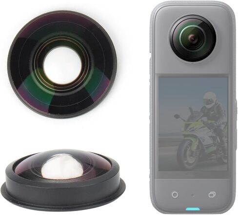عدسة بديلة لجزء إصلاح عدسة كاميرا الحركة Insta360 X4 الجديدة (الإصدار 2 - مع حافة) in Kuwait