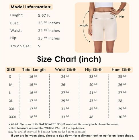 ملابس داخلية من MANCYFIT للفساتين السفلية للسيدات، سراويل قصيرة بحافة مسطحة، سراويل قصيرة عارية مقاس X-Large in Kuwait