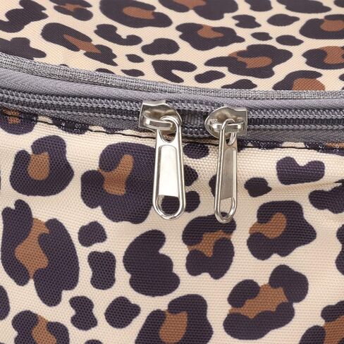 Insulated Baby Bottle Bag Waterproof Portable Breastmilk Warmer Cooler Bag with Handle for Travel 3L(Leopard Print) in Saudi Arabia