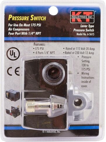 6-5610, Pressure Switch 125 Psi Push Pull Switch in Saudi Arabia