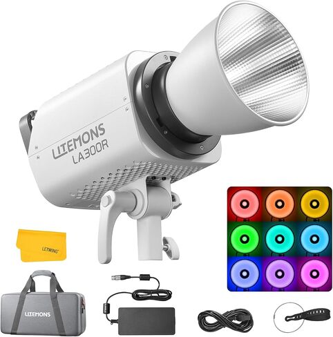 Godox LA Series LED Video Light,Bowens Mount Continuous Output Lighting (220W-LA200R K1) in Saudi Arabia