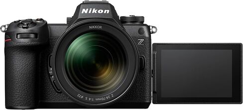 كاميرا Nikon Z6III FX-Format Z-Mount بدون مرآة مع مجموعة عدسات مقاس 24-70 مم f/4 S وبطاقة ذاكرة CFexpress من النوع B سعة 128 جيجابايت + حامل ثلاثي القوائم لمدونات الفيديو + ميكروفون Rode + حقيبة كامارا + ملحقات (متجددة) in Saudi Arabia