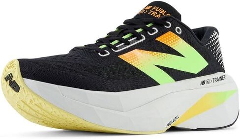 New Balance Men's FuelCell Supercomp Trainer V3 Running Shoe, White/Cyber Jade, 9.5 in Saudi Arabia