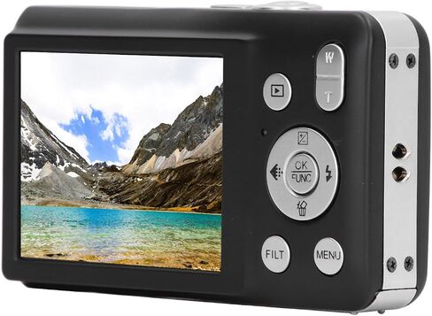 C7 8K 68MP Digital Camera, 2.7in Timer Shoot Beauty Camera, Filter Video Recording Compact Digital Camera, Portable Daily Travel 16X Zoom Smart Camera (Black) in Saudi Arabia