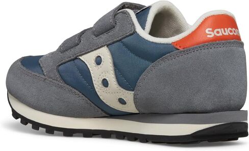 حذاء رياضي Saucony Originals Jazz ذو خطاف وحلقة مزدوج (للأطفال الكبار الصغار)، أزرق داكن/فضي/وردي، 13 US للجنسين in Saudi Arabia