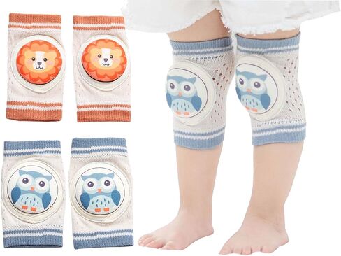 Sheliky Baby Knee Pads for Crawling Toddlers Crawling Knee Protectors Crawling Anti-Slip Knee Safety Protective Cover 2 Pack One Size in Kuwait