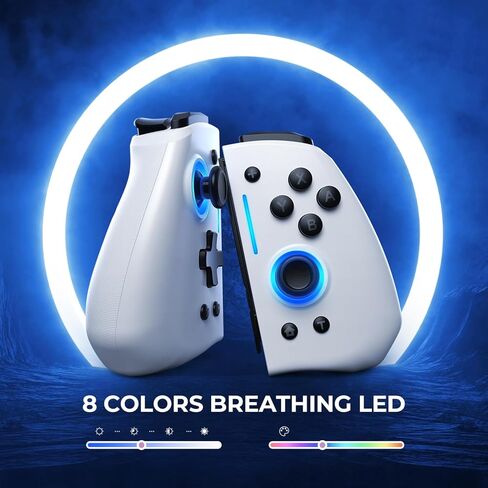 وحدة تحكم بمفتاح NYXI Hyperion Milk Style مع 8 مصابيح RGB ملونة للتبديل/تبديل OLED in Kuwait