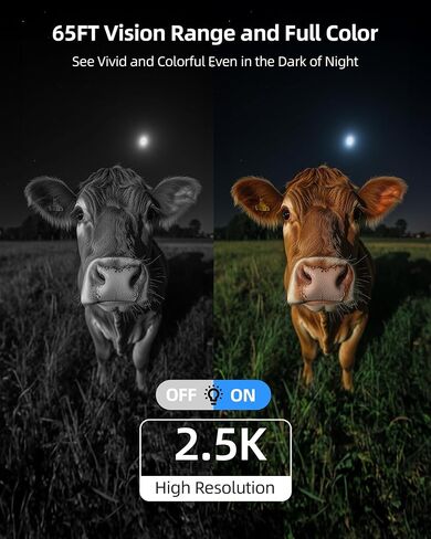 4G LTE Solar Security Camera Wireless Outdoor, 2.5K No Wi-Fi Outdoor Camera Wireless w/AI Object Analysis, PIR Motion Detection, 360° PTZ View, Full Color Night Vision, SD/Cloud Storage in Saudi Arabia