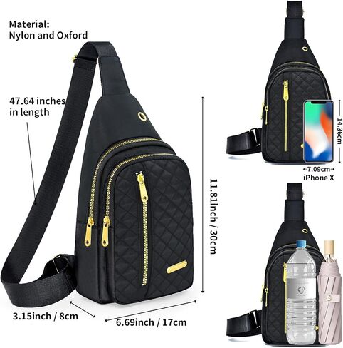 Aisijimo Small Sling Bag For Women Men Casual Crossbody Sling Backpack | Small in Kuwait
