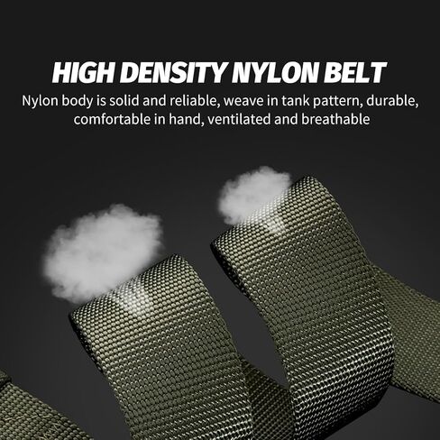 IDOGEAR Tactical Belt with Magnetic Quick-Release Buckle Military Style 1.5" Nylon Belt Loop and Hook Tail Fixation in Kuwait