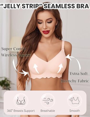 Avidlove حمالات الصدر للرضاعة الطبيعية سلسة للغاية ومريحة حمالة صدر للأمهات ذات شكل طبيعي أثناء الحمل والنوم in Kuwait