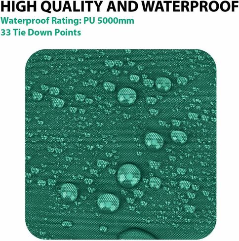 Gold Armour Rainfly Tarp Hammock, Premium 14.7ft/12ft/10ft/8ft Rain Fly Cover, Waterproof Ultralight Camping Shelter Canopy, Survival Equipment Gear Camping Tent Accessories (Gray 14.7ft x 12ft) in Kuwait