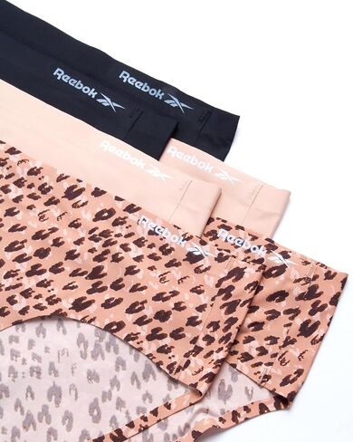 Reebok Women's Hipster Briefs - 6 Pack Stretch Performance Breathable Hipster Panties - Seamless Underwear for Women (S-XL), Size Large, Orchid Hush/Lotus/Black in Saudi Arabia