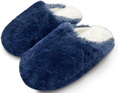 شبشب نسائي داخلي من الإسفنج الذكي سهل الارتداء في المنزل وغرفة النوم وشتاء دافئ وخفيف الوزن مع نعل مطاطي مانع للانزلاق in Kuwait