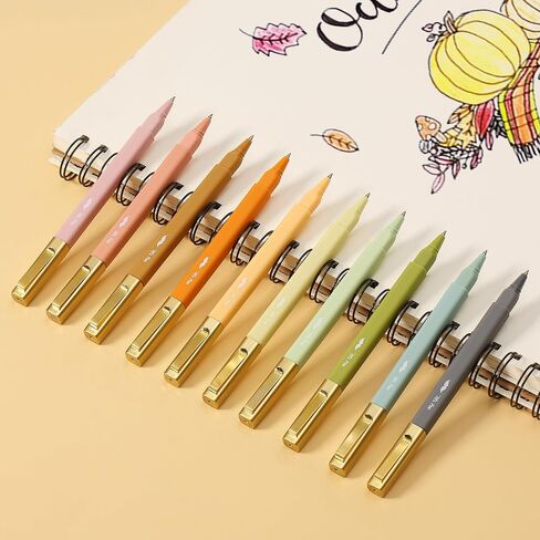 Mr. Pen- Aesthetic Pens, 10 Pack, Assorted Colors, Fast Dry, No Smear Bible Pens No Bleed Through, 0.7mm Fine Point Pen, Ballpoint Pens Ballpoint, Fine Tip Pens for Note Taking, Pens Aesthetic in Saudi Arabia