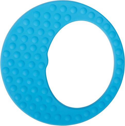 C.R. Gibson 100% Food Grade Silicone Cloud Baby Teether for Infants, 2.75" x 4.25", Multicolor in Saudi Arabia