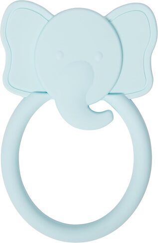C.R. Gibson 100% Food Grade Silicone Cloud Baby Teether for Infants, 2.75" x 4.25", Multicolor in Saudi Arabia