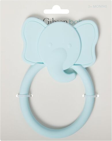 C.R. Gibson 100% Food Grade Silicone Cloud Baby Teether for Infants, 2.75" x 4.25", Multicolor in Saudi Arabia