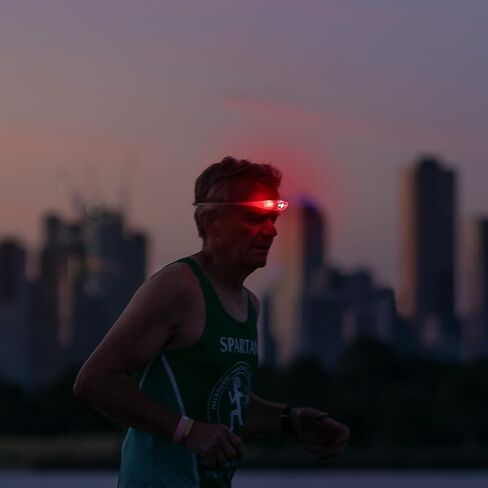KNOG Bandicoot Run Silicone Rechargeable Headlamp - 250 Lumen, LED Head Lamp w/ 5 Modes, Waterproof Headlamp Flashlight for Outdoor, Camping & Hiking Gear w/Comfortable Reading Light - Coral in Saudi Arabia