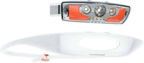 KNOG Bandicoot Run Silicone Rechargeable Headlamp - 250 Lumen, LED Head Lamp w/ 5 Modes, Waterproof Headlamp Flashlight for Outdoor, Camping & Hiking Gear w/Comfortable Reading Light - Coral in Saudi Arabia