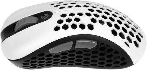 G-Wolves Gwolves Skoll Mini SK-S أبيض 50 جم ماوس ألعاب مريح بتصميم قرص العسل خفيف الوزن مع مستشعر 3389 - زلاجات PTFE - 16,000 نقطة في البوصة - كابل قابل للفصل (أبيض) (صغير) (متجدد) in Saudi Arabia