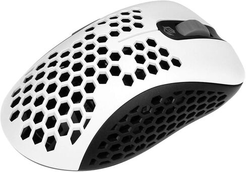 G-Wolves Gwolves Skoll Mini SK-S أبيض 50 جم ماوس ألعاب مريح بتصميم قرص العسل خفيف الوزن مع مستشعر 3389 - زلاجات PTFE - 16,000 نقطة في البوصة - كابل قابل للفصل (أبيض) (صغير) (متجدد) in Saudi Arabia