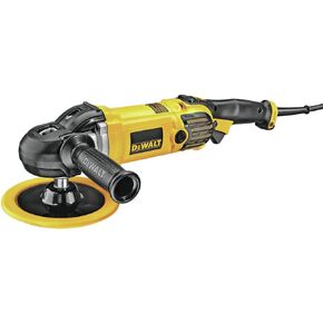 DEWALT Buffer Polisher, 7"-9", 12 amp, Variable Speed Dial 0-3,500 RPM’s, Corded (DWP849X) Yellow