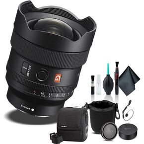Sony FE 14mm f/1.8 GM Lens SEL14F18GM, Lens Pouch, Cap Keeper, Cleaning Kit, and More